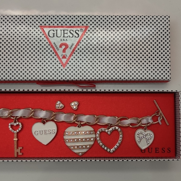 Guess Jewelry - Guess Rose Gold Bracelet and Earring Set